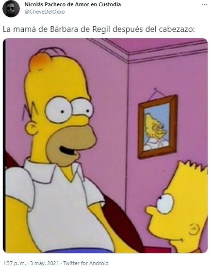 Los mejores memes del cabezazo de Bárbara de Regil a su mamá