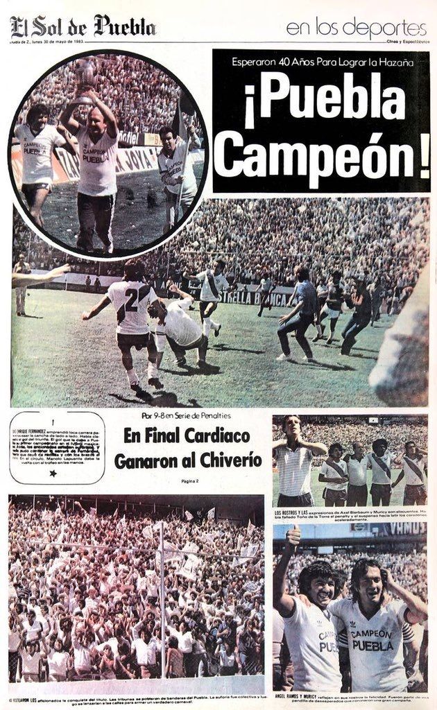 Primer campeonato del Puebla: 1982-1983