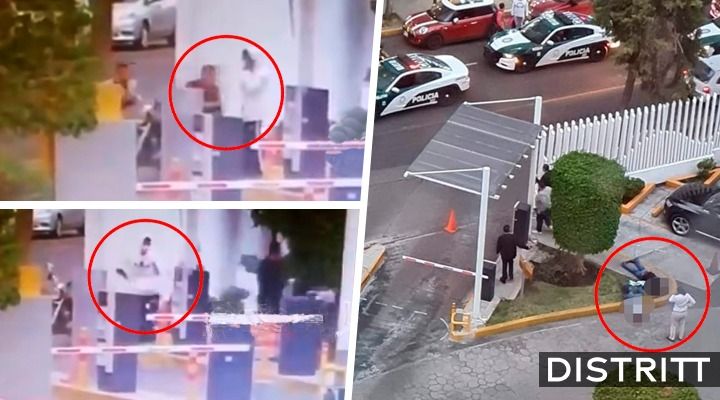 Captan asesinato de dos hombres en estacionamiento del Hospital Ángeles