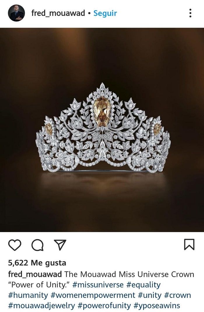 ¿Cuánto vale la corona de Miss Universo 2021?