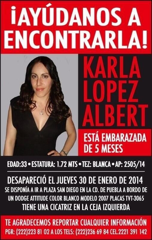 La desaparición de Karla López Albert