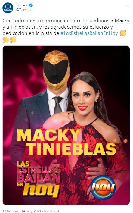 Tinieblas Jr. se disculpa con Macky