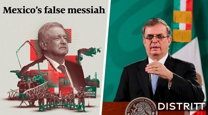 Ebrard responde a The Economist por portada sobre AMLO