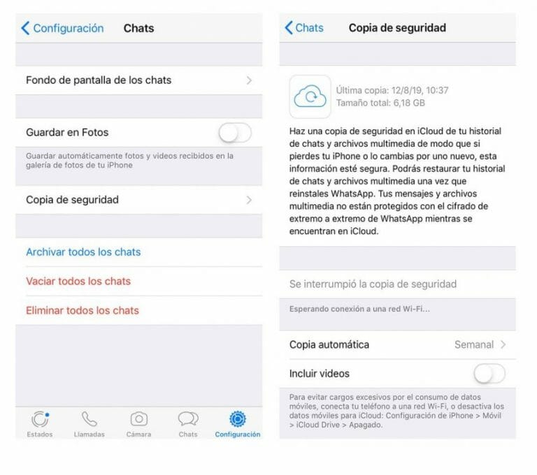 ¿Cómo configurar una copia de seguridad?