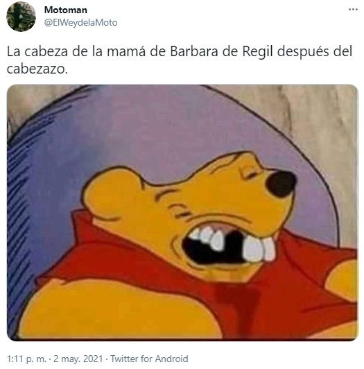 Los mejores memes del cabezazo de Bárbara de Regil a su mamá