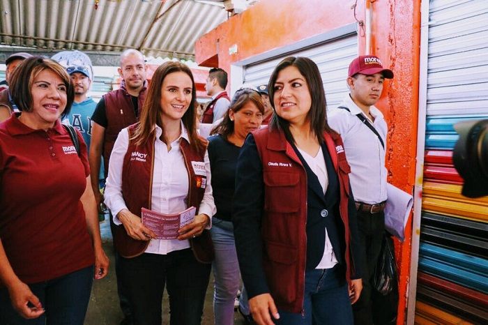 Nancy de la Sierra apoya a Claudia Rivera