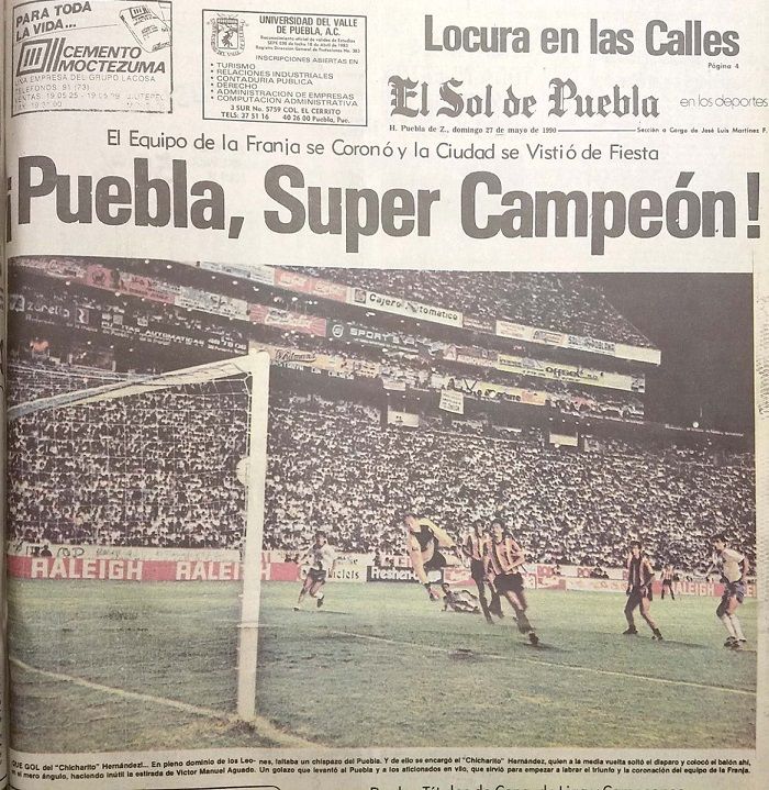 El Puebla, campeón 1989-1990