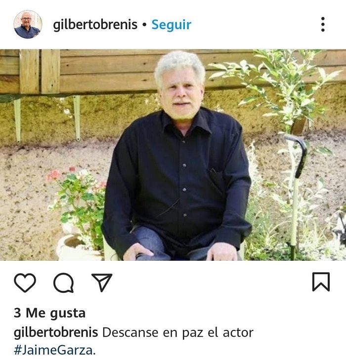 Fallece el actor Jaime Garza
