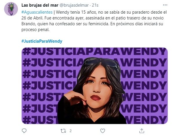 Exigen #JusticiaParaWendy