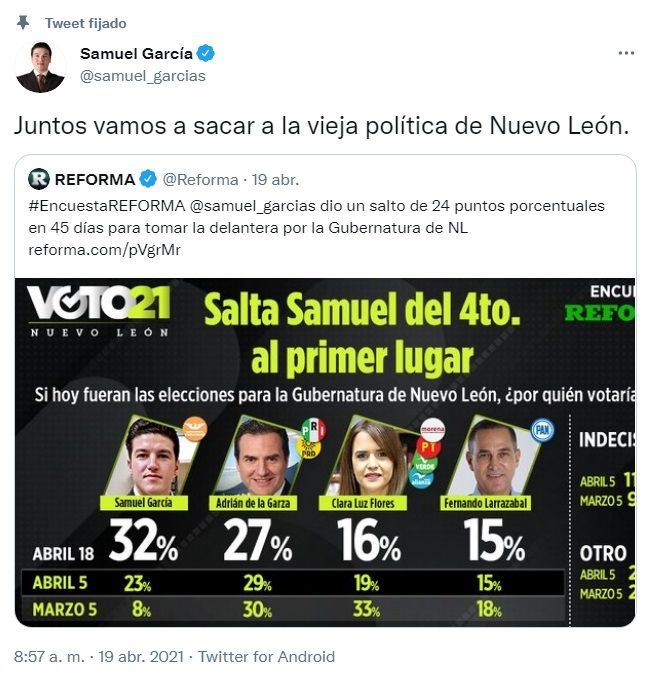 Samuel García acusa campaña negra en su contra
