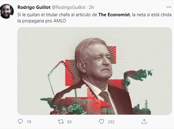 Redes reaccionan a portada de The Economist