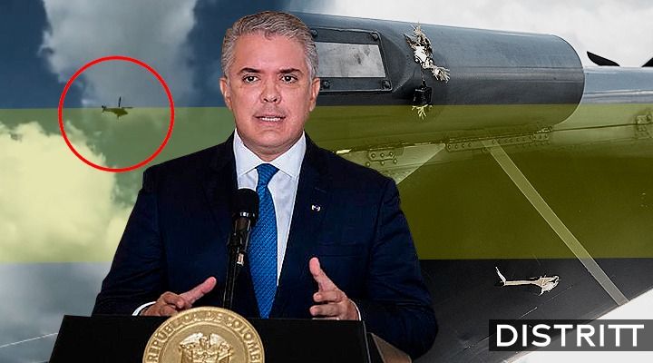 Colombia. Atacan helicóptero donde viajaba Iván Duque |VIDEO