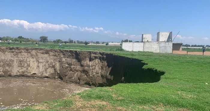¿Cuándo y cómo apareció el socavón en Puebla?