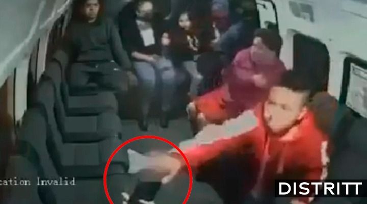 Edomex. Ladrón usa a niño durante asalto en combi |VIDEO