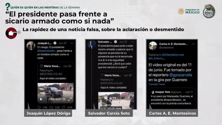 Quién es quién en las mentiras de la semana: los medios y fake news señalados