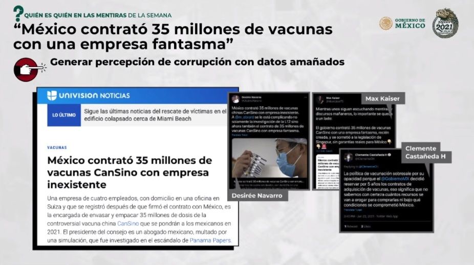 Quién es quién en las mentiras de la semana: los medios y fake news señalados