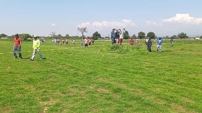 Socavón en Puebla se convierte en punto turístico