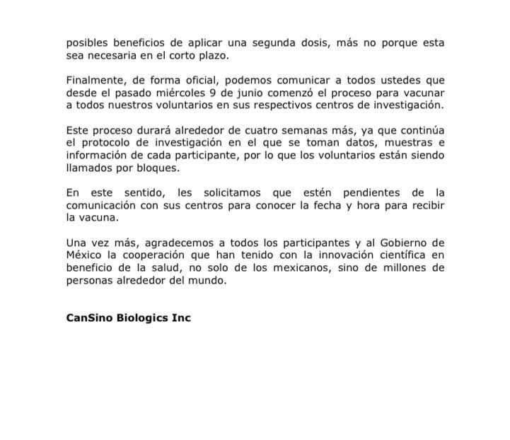 México contrató 35 millones de vacunas CanSino con empresa fantasma: Univision