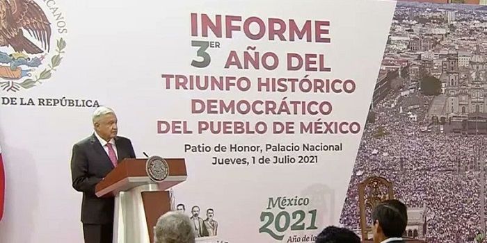 Se destaca combate a la pandemia en informe de AMLO