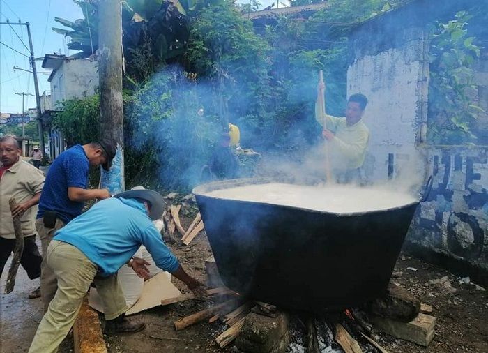 Atole agrio en Puebla