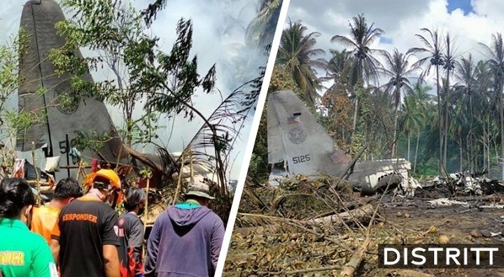 Filipinas. Accidente de avión militar deja al menos 45 muertos