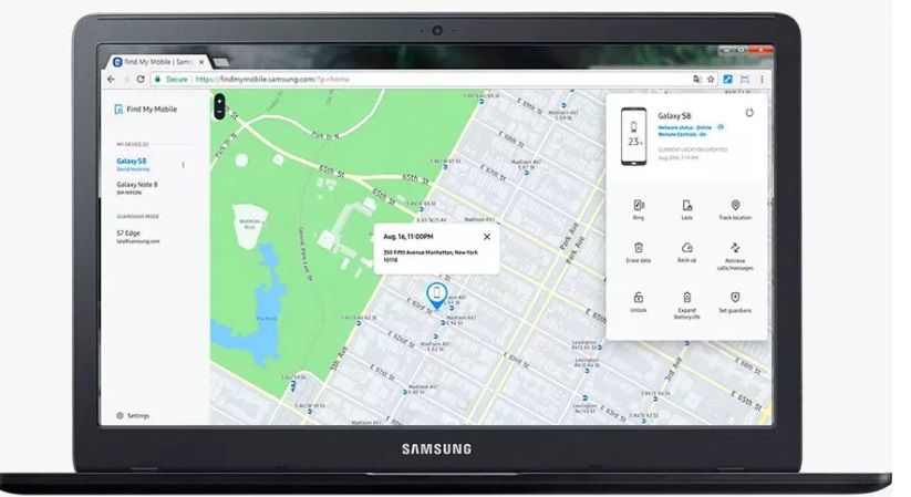 ¿Cómo encontrar un celular Samsung?