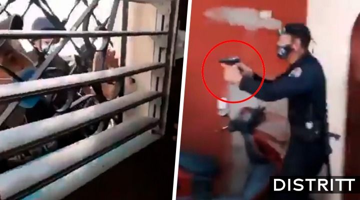 Policía de Cuba irrumpe en casa y dispara contra manifestante frente a sus hijos