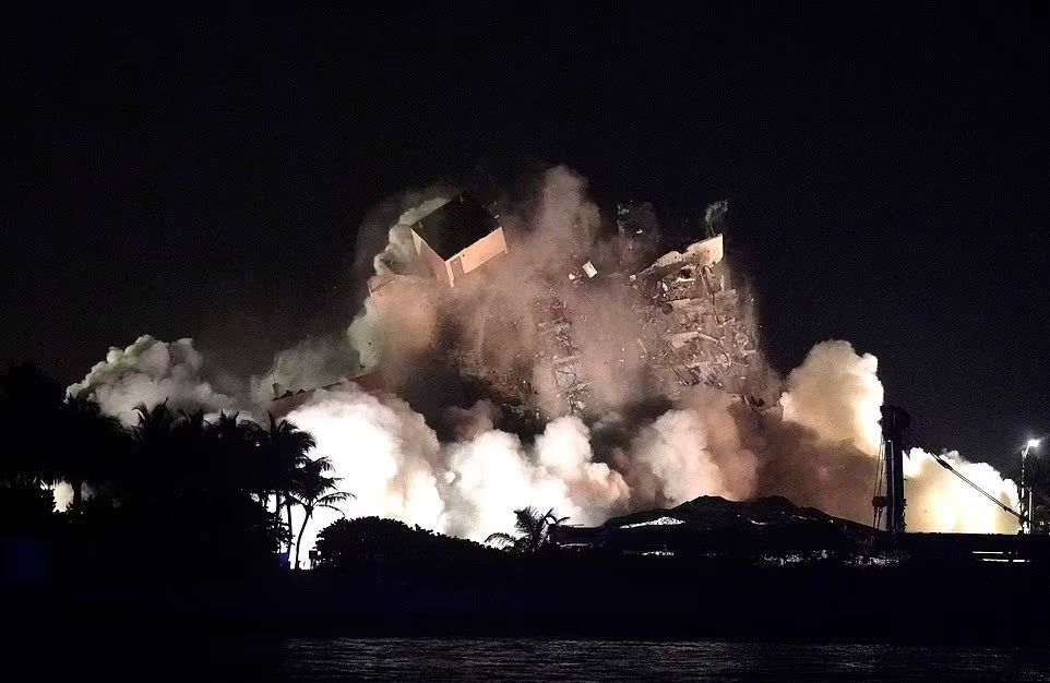 Fotos y videos del derrumbe de edificio en Miami