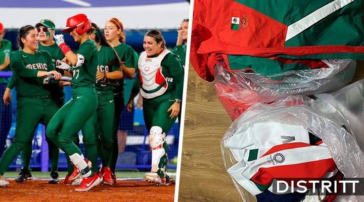 Equipo mexicano de softbol tira uniformes a la basura