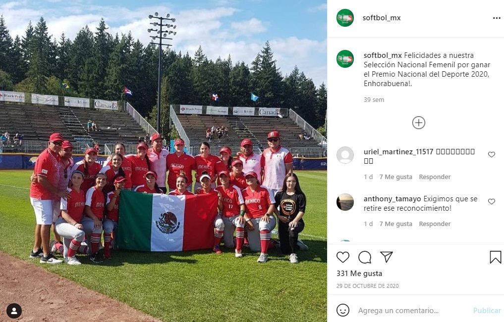 ¿Por qué Esmeralda Falcón exhibió a jugadoras de softbol?