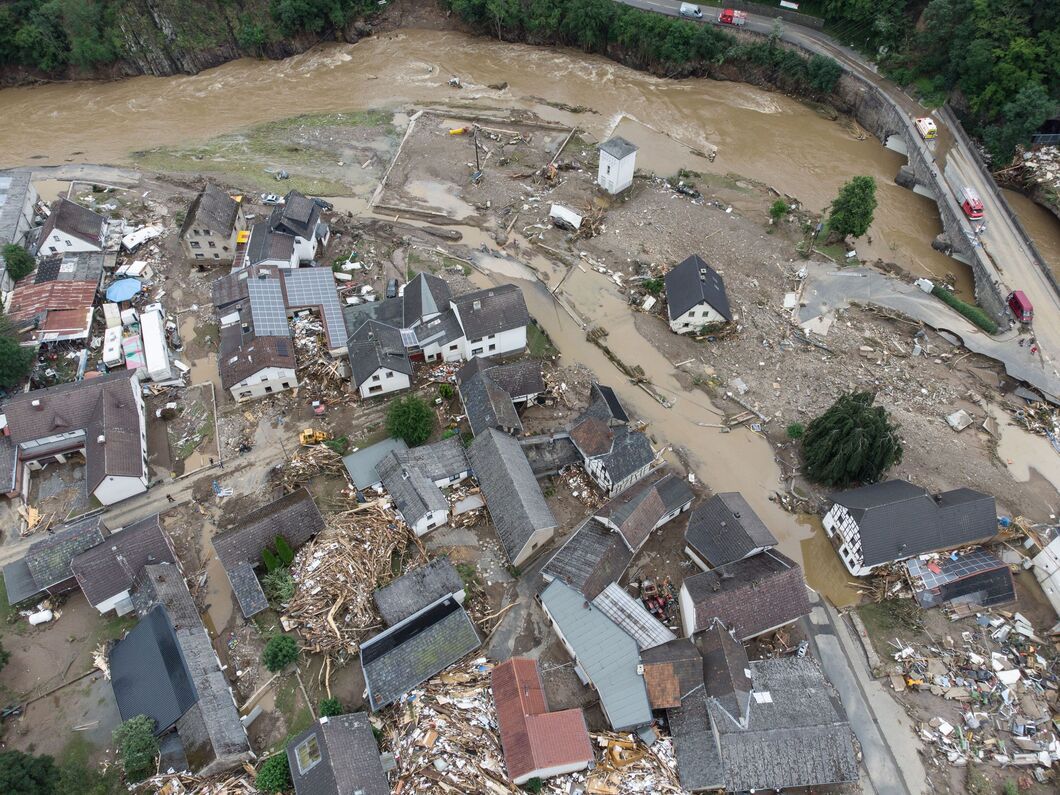 Las fotos y videos de las fuertes lluvias en Alemania