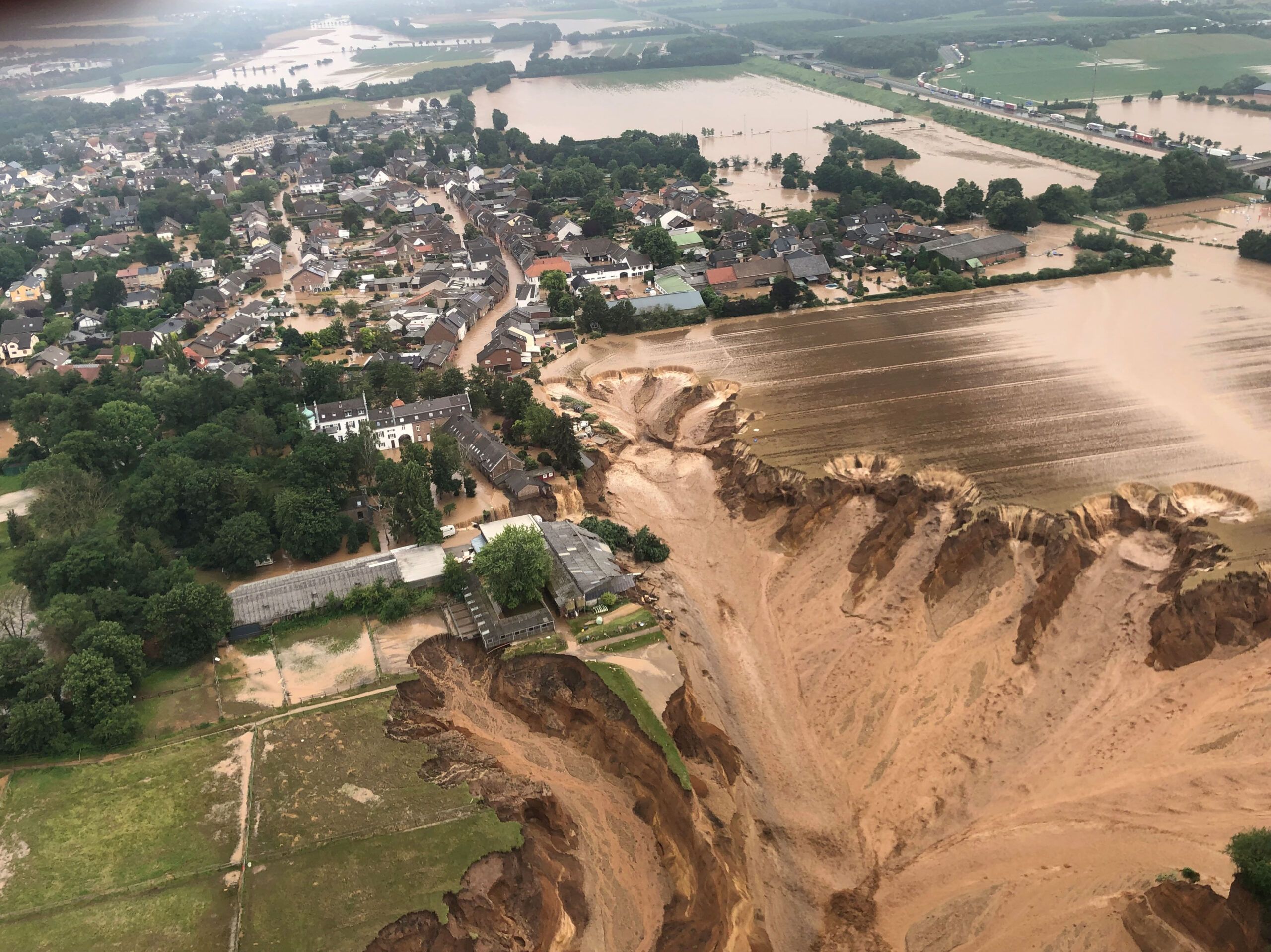 Las fotos y videos de las fuertes lluvias en Alemania
