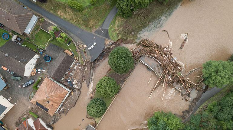 La peor lluvia en cien años para Alemania