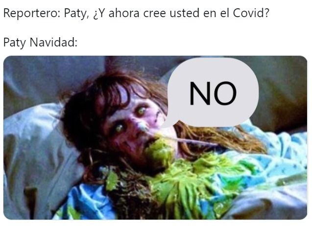 Los memes de Paty Navidad tras contagiarse de COVID