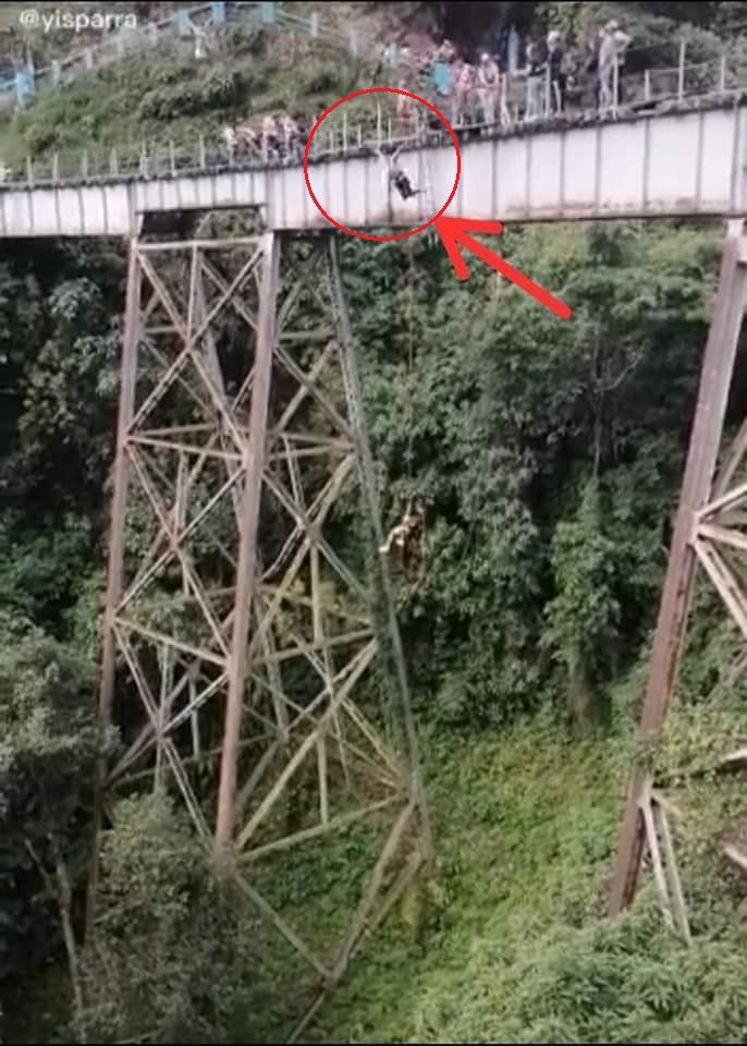 Muere mientras practicaba puenting