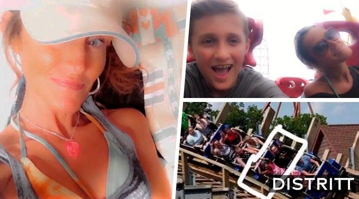 Muere mujer tras subirse a montaña rusa con su hijo