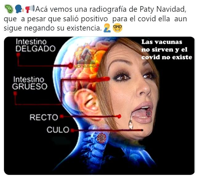 Los memes de Paty Navidad tras contagiarse de COVID