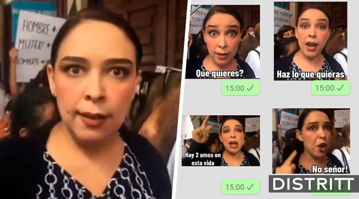 #LadyMatrix: mujer provida critica matrimonio igualitario y se hace viral |VIDEO