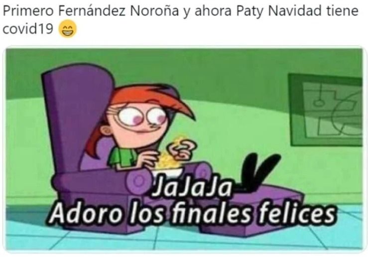 Los memes de Paty Navidad tras contagiarse de COVID