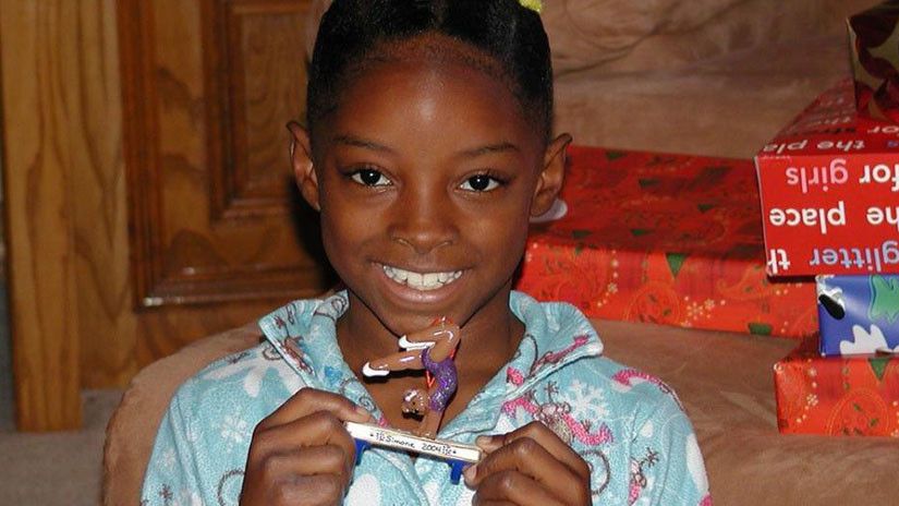 La dura infancia de Simone Biles