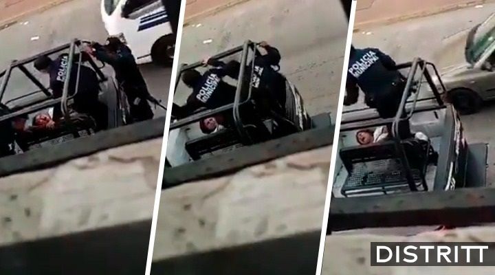 Tabasco. Graban a policías golpeando a mujer detenida