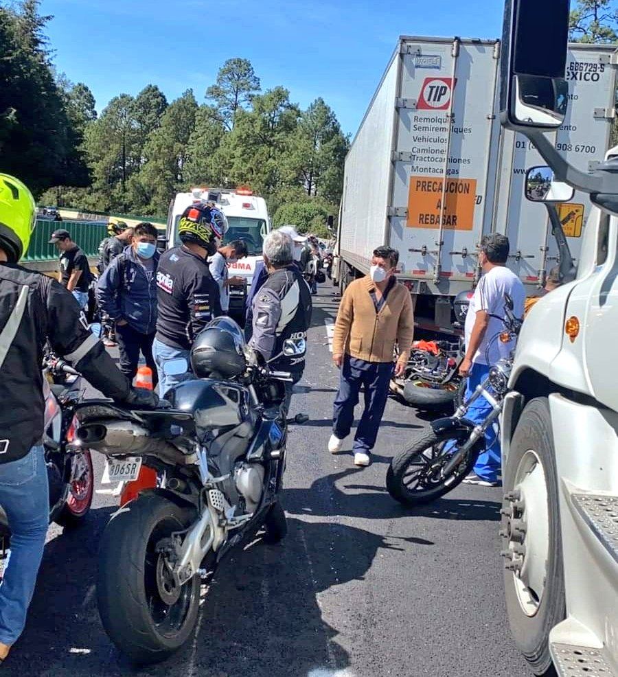 ¿Cómo fueron los accidentes en la México-Cuernavaca?