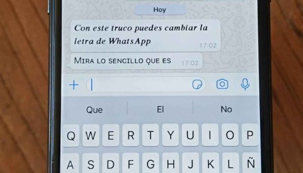 ¿Cómo cambiar el tipo de letra en WhatsApp?