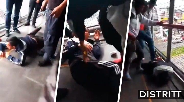 Edomex. Golpean a ladrón tras asaltar a taxista