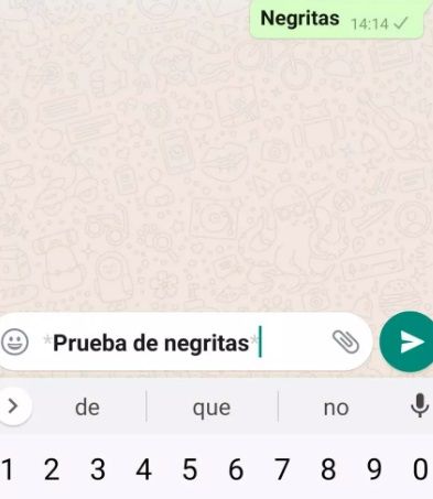 ¿Cómo cambiar el formato del texto en WhatsApp?