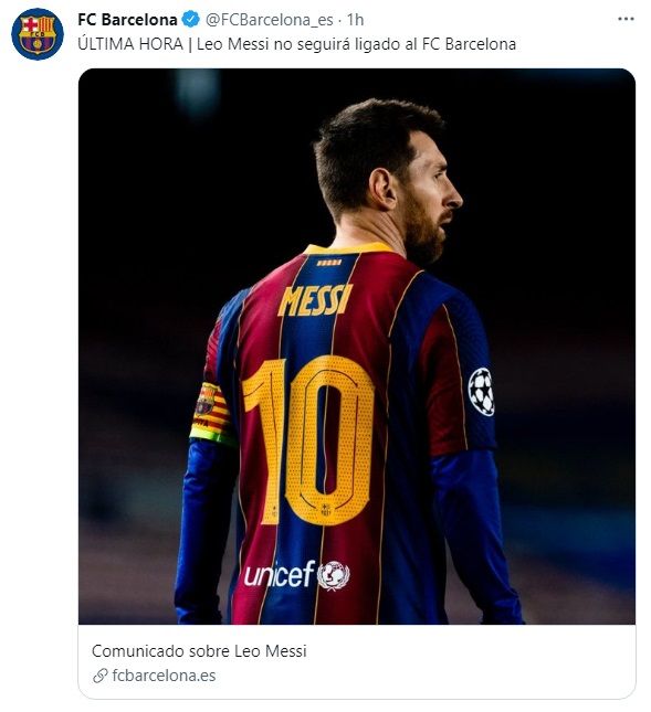 ¿Por qué Lionel Messi salió de FC Barcelona?