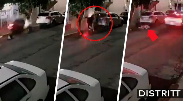 CDMX. Policía ignora choque de motociclistas en Iztapalapa