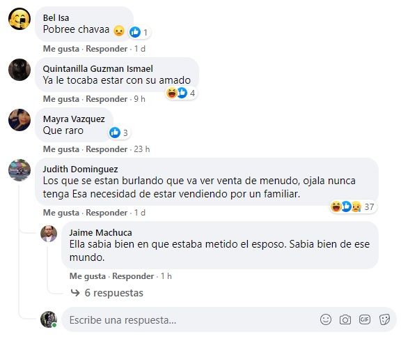 Redes reaccionan a muerte de viuda de sicario