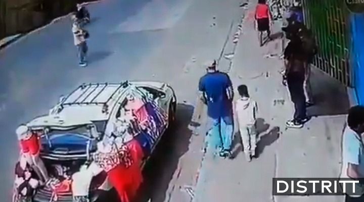 Hombres armados matan a hombre frente a su hijo en plena calle (VIDEO)