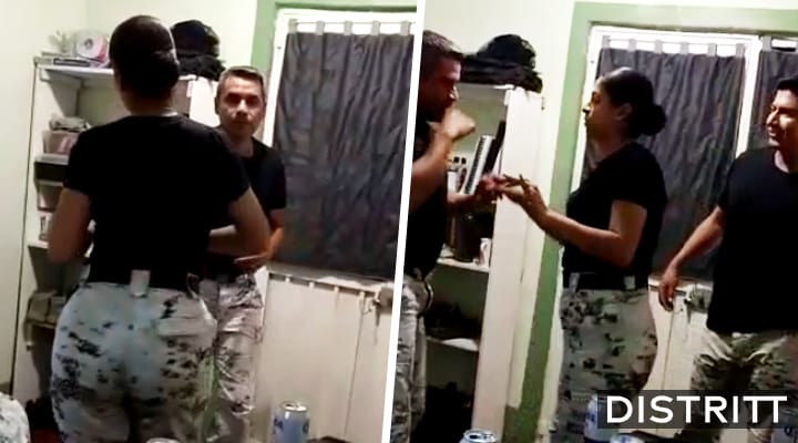 Captan a elementos de la GN de fiesta; video se hace viral